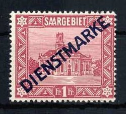 10350010: Saargebiet - Dienstmarken