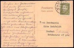 Düsseldorf, Alleestraße mit Musiktempel, echt gelaufen 1932 nach ...