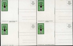 Underberg-Werbekarten: vier ungebrauchte Farbkarten aus der Serie XIV ...