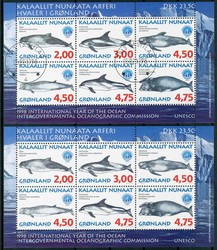 Grönländische Wale III.-Block 1998, tadellos postfrisch und sauber ...