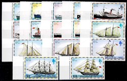 Freimarken Postschiffe 1978, tadellos postfrisch, Luxus. M€ 32,--