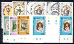 Hochzeit 1981 und Commonwealth-Tag 1983, jew. in Paaren mit ...