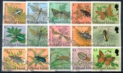 Freimarken Spinnen und Insekten 1984, sauber gest., Luxus. M€ 24,--