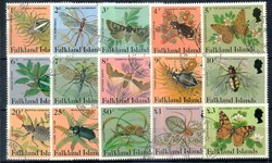 Freimarken Spinnen und Insekten 1984, sauber gest., Luxus. M€ 24,--