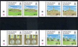 Befreiung der Falkland-Inseln-Satz 1992, in waager. Paaren, tadellos ...