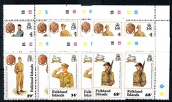 Verteidigungstruppe der Falkland-Inseln 1992, in waager. Paaren aus ...