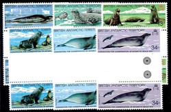 Robben 1983, in Paaren mit Zwischenstegen, tadellos postfrisch, Luxus ...