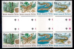 die Natur im Mesozoikum 1991, in Paaren mit Zwischenstegen, tadellos ...