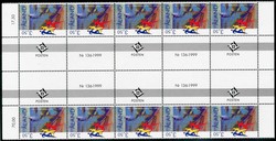 Finnische Meisterschaften im Crosslauf 1999, im Bogen-Mittelteil mit ...