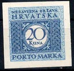 4085: Croatia - Postage due stamps