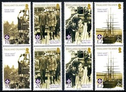 Pfadfinder-Bewegung 2007, in senkr. Paaren, tadellos postfrisch, ...