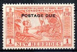 4535: New Hebrides - Postage due stamps