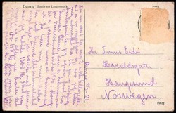 Danzig: Partie im Langenmarkt, mit Abbildungen von div. historischen ...