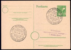 10 Pf. Arbeiter-Ganzsache mit SST 'Auftakt zum Volksbegehren, ...