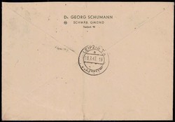 80 Pf. und 84 Pf. Ziffer als portogerechter R.-Eilbotenbrief aus ...