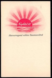 15 Pf. Ziffer mit umgeklebter und abgest. Werbemarke zur Gemeindewahl ...