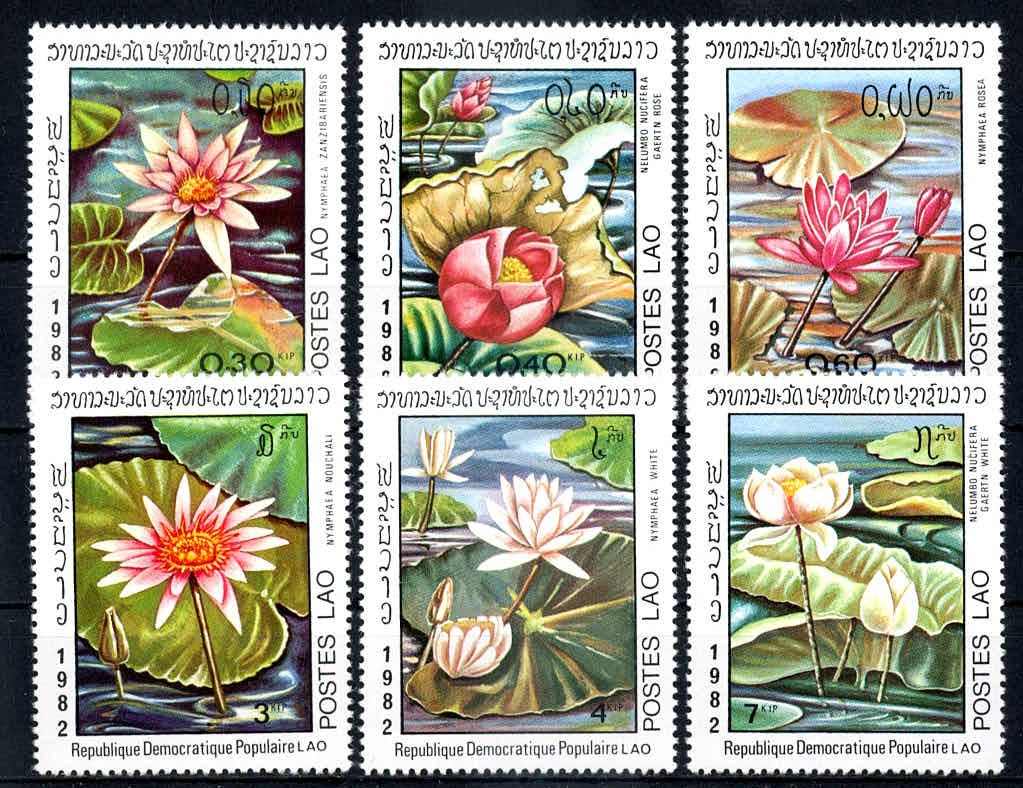 Seerosen 1982, tadellos postfrisch, Luxus. M€ 6,--