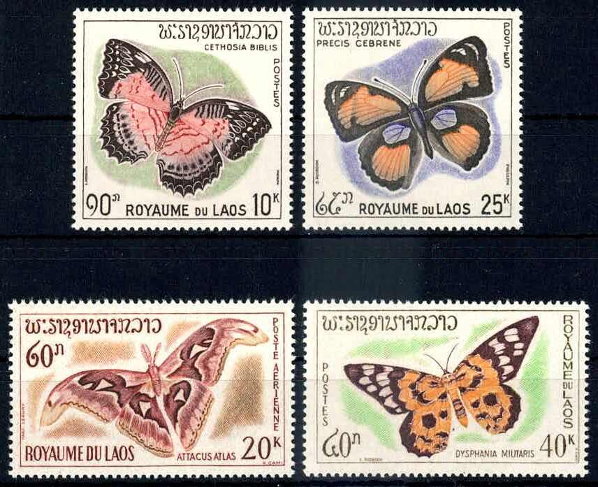 Schmetterlinge 1965, tadellos postfrisch, Luxus. M€ 20,--