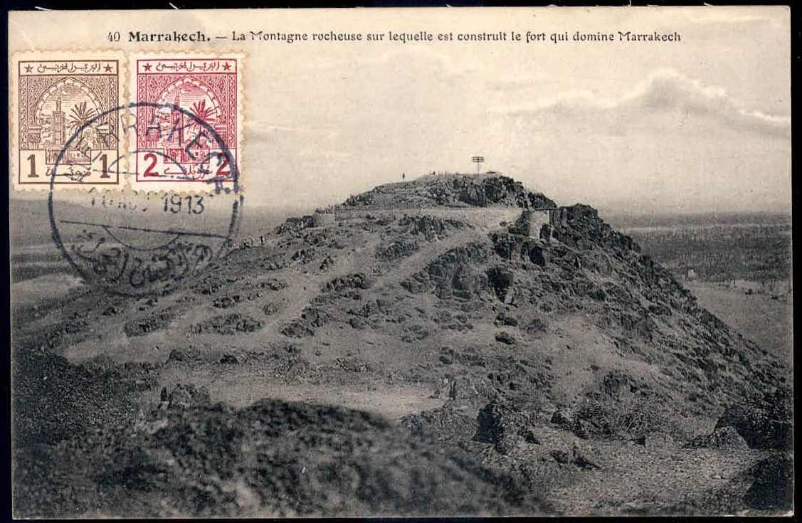 1913, hübsch bildseitig frankierte und gest. AK mit Abbildung eines ...