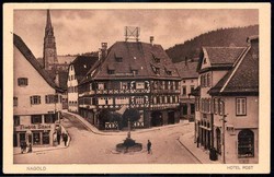 Nagold: 1927, AK mit Darstellung des Hotel 'Post', gute Erhaltung.