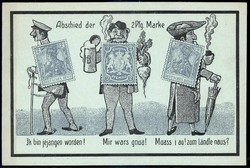 Spott-Ganzsache: 2 Pf. Germania als 'Protest-Postkarte' gegen die ...