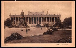 Berlin: 1925, s/w.-Aufnahme vom alten Museum in Berlin Stadtmitte, ...