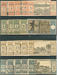 110.80.140: Banknoten - Deutschland - Notgeld