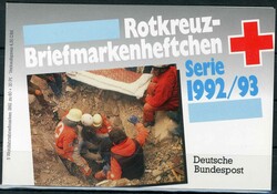 Rotkreuz-Heftchen 1992, mit Tagesstpl. 'Frankenberg/Eder', Luxus.