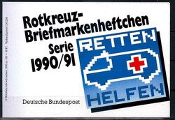 Rotkreuz-Heftchen 1990, mit Tagesstpl. 'Frankenberg (Eder)', Luxus.