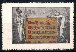 Reklamemarke des Bund der Deutschen in Nieder-Österreich, Wien, hier ...