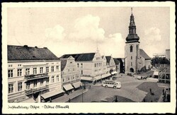 Insterburg: s/w.- AK mit Ansicht der Kirche, gelaufen 1939. Erhaltung ...