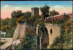 Kalkberge i. M.: Farb-AK 'Alter Kalkofen', gelaufen 1921. Erhaltung ...