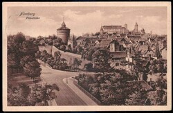 Nürnberg: s/w.-AK mit Panoramaansicht, gelaufen 1917 nach ...