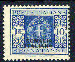 3580: Italian Somaliland - Postage due stamps