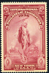 Internationale Briefmarkenausstellung New York 1936, farbfrische ...