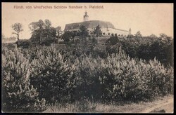 Pleinfeld: s/w.-AK 'Fürstl. Wred'sches Schloss Sandsee b. Pleinfeld' ...