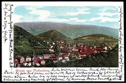 Plettenberg: Farb-AK mit Gesamtansicht, gelaufen 1901 nach ...