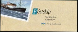 Tag der Briefmarke: Postschiffe-MH 1991, tadellos postfrisch, Luxus. ...