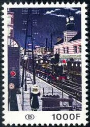 1000 Fr. Gemälde 1977, tadellos postfrisch, Luxus. M€ 50,--