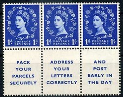 1 P. Königin Elisabeth II. 1955, im Markenheftchenblatt ohne Rand, ...