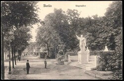 S/w.-AK 'Berlin Siegesallee', ungebraucht, gute Erhaltung.