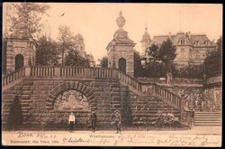 S/w.-AK 'Bonn Wörthstrasse', gelaufen 1903 nach Braunschweig mit Ak ...