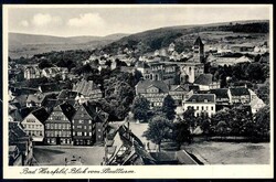 S/w.-AK 'Bad Hersfeld, Blick vom Stadtturm', ca. 1930, ungebraucht, ...