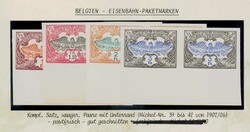 1810: Belgien - Eisenbahnmarken