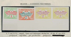 1810: Belgien - Eisenbahnmarken