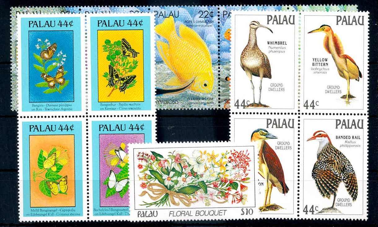 Schmetterlinge und Pflanzen, Vögel, Blüten und Meeresschnecken 1988 ...