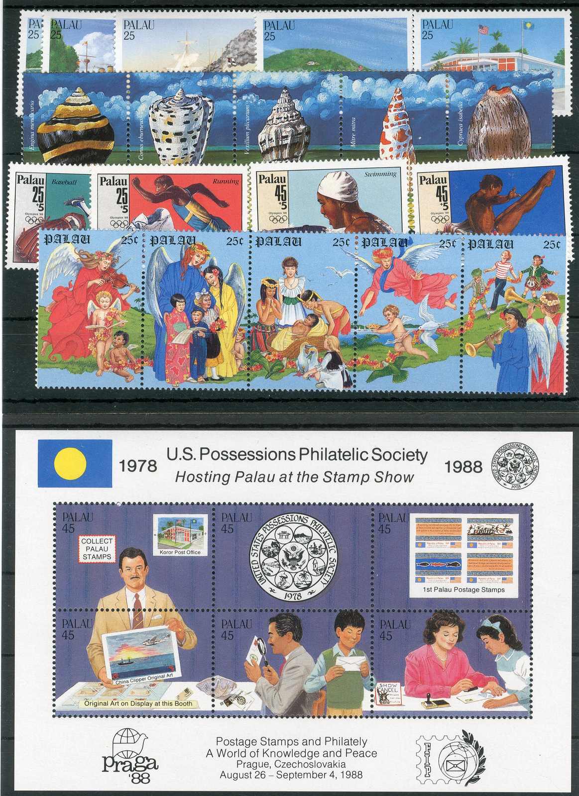 Meeresschnecken-Fünferstreifen, internationale ...