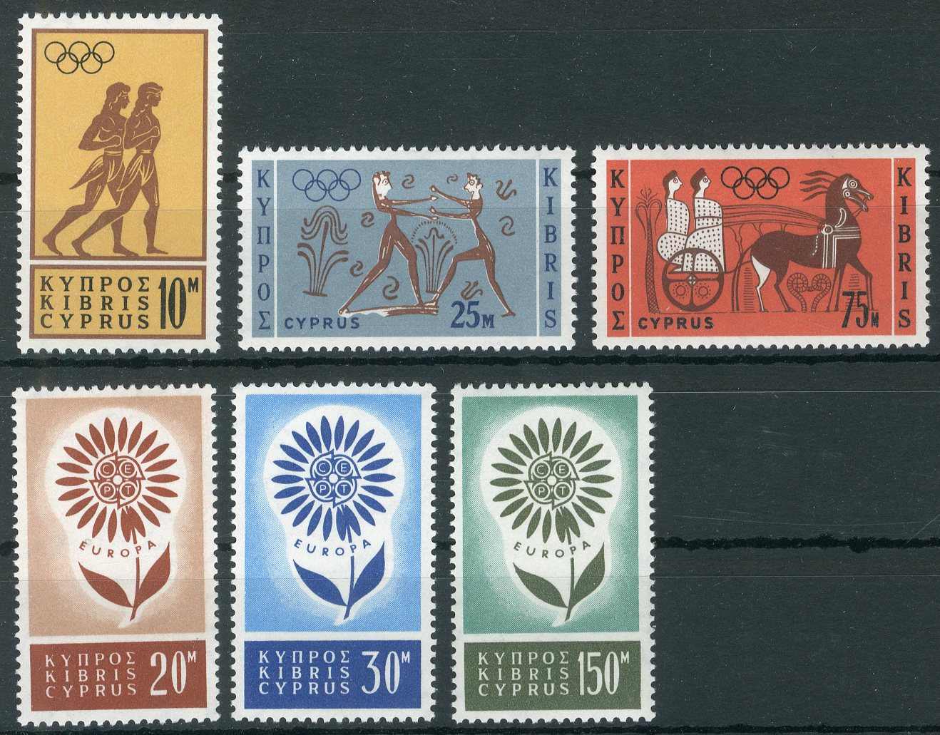 Olympische Sommerspiele Tokio und Europa 1964, jew. tadellos ...