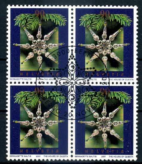 90 C. Weihnachten 2003, im Viererblock, ideal mit zentr. ESST, Luxus. ...