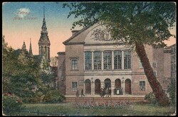 Leipzig: Farb-AK mit Ansicht vom Alten Theater, ungebraucht. ...